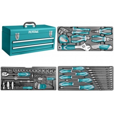 Caja de Herramientas 97 Pcs INDUSTRIAL TOTAL