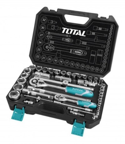 Caja de Herramientas de 44 Pcs TOTAL