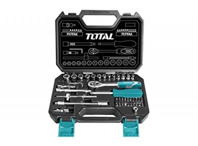Caja de Herramientas de 45 Pcs INDUSTRIAL TOTAL