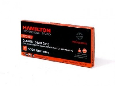CLAVO P/EYC 2X10mm 5000u.