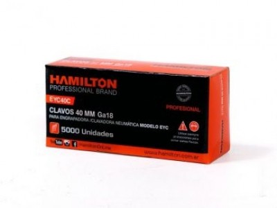 CLAVO P/EYC 2X40mm 5000u.