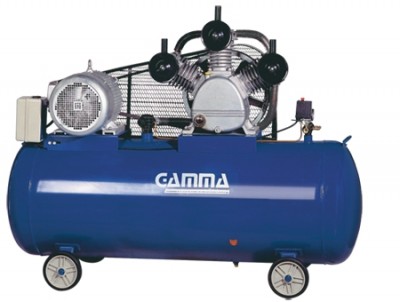 compresor 15 hp 500 l trifásico tricilíndrico en v baja/baja