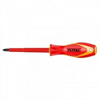 Destornillador Philips Aislado 1 mm x 80 mm INDUSTRIAL TOTAL