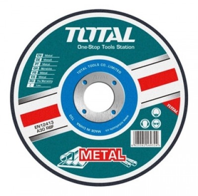 Disco Abrasivo de desbaste para metal 125 mm TOTAL