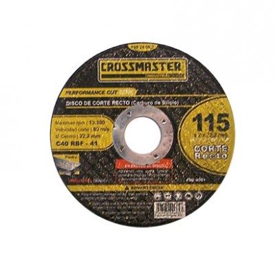 DISCO CORTE C/S 115x2,0x22,2mm RECT