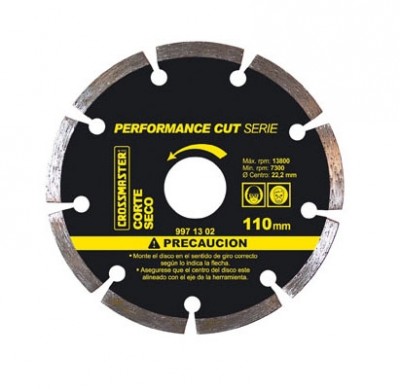 DISCO DIAMANT SECO 115mm CROSS