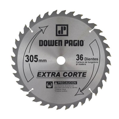 DISCO P/SIERRA CIRCULAR - DOWEN PAGIO - 305 x 3,2 x 25 mm - 36 Dientes