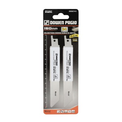 HOJA P/SIERRA SABLE D.PAGIO P/METAL L150-24D- x 2 unidades