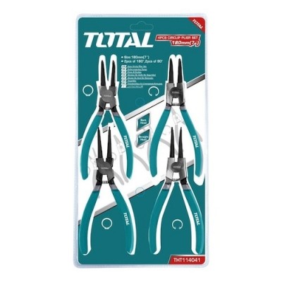Kit de cuatro pinzas Seeger TOTAL