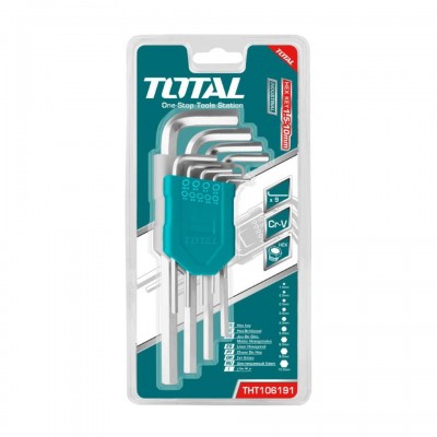 Set Llaves Hexagonales INDUSTRIAL x 9 u INDUSTRIAL TOTAL