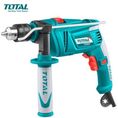 Taladro con Percutor 1010 w 13mm Reversible, Velocidad variable INDUSTRIAL TOTAL