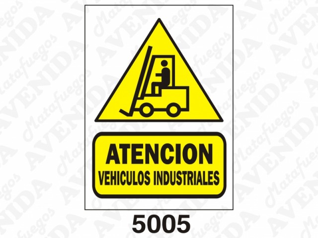 Cartel Atencion Vehiculos Industriales Carteles Standard Portal De