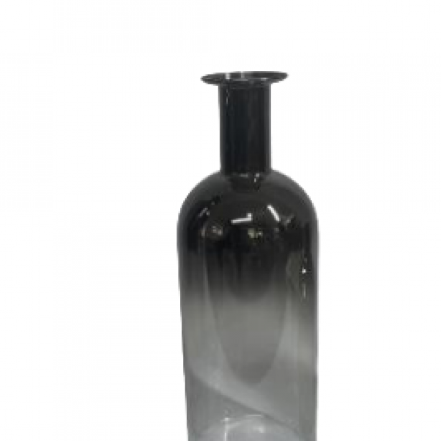 BOTELLA CRISTAL HUMO BAJA 9X26CM