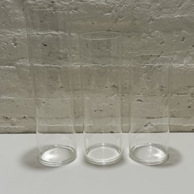 CILINDRO CRISTAL 8x20CM