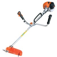 desmalezadora 2,4 hp 52 cc eje recto ø corte 23 cm cuchilla arnés simple 7,9 kg