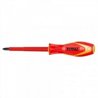 Destornillador Philips Aislado 1 mm x 80 mm INDUSTRIAL TOTAL