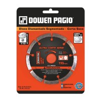 DISCO DIAMANTADO 110mm - SEGMENTADO - CORTE SECO - DOWEN PAGIO
