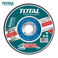 Set 10 Discos Abrasivos Corte de Metal 115 mm TOTAL