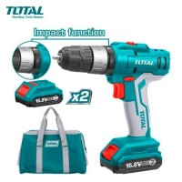 Taladro Percutor Inalambrico 168V TOTAL