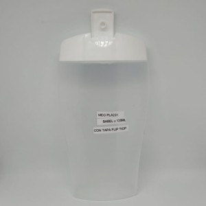 babel x 120ml con tapa flip top