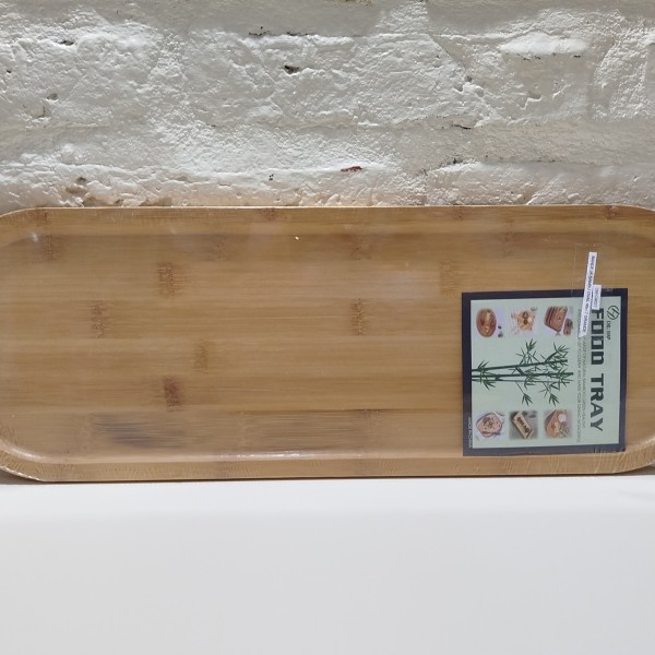 BANDEJA BAMBU OVAL GRANDE 49X17