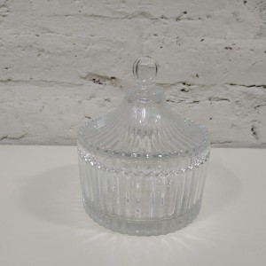 bombonera rayada redonda bola 10x12cm