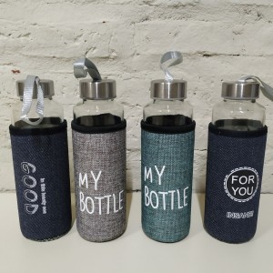 botella con funda for you 500ml tapa acero