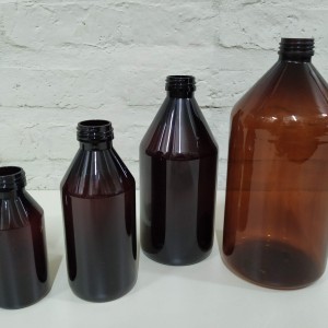 botella j 1000cc rosca 28 caramelo sin tapa