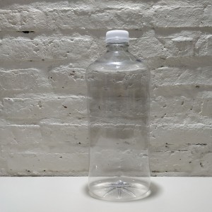 botella ovalada 3l cristal