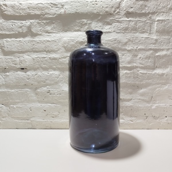 BOTELLON TEBAS COBALTO 7700ML 19X40 VIDRIO RECICLADO