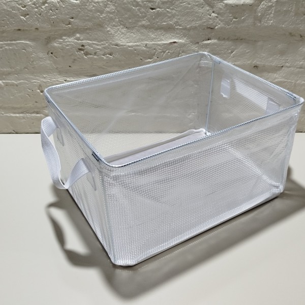 CAJA ORGANIZADORA TRASLUCIDA 30X24X17