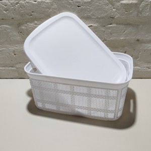 canasto con tapa cuadrille 5lt