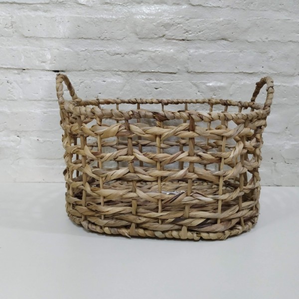 CANASTO OVAL HYAC MEDIANO 39X28X27