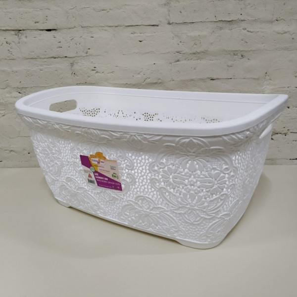 CANASTO ROPA LABRADO 30LT 40X35X23CM