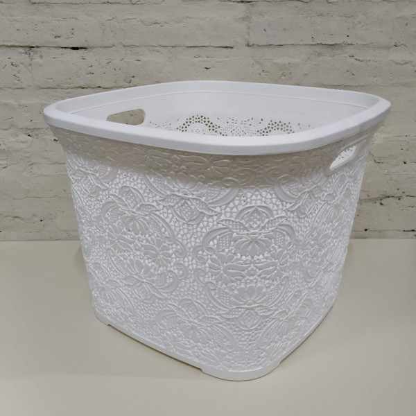 CANASTO ROPA LABRADO 38LT 31X30X42CM