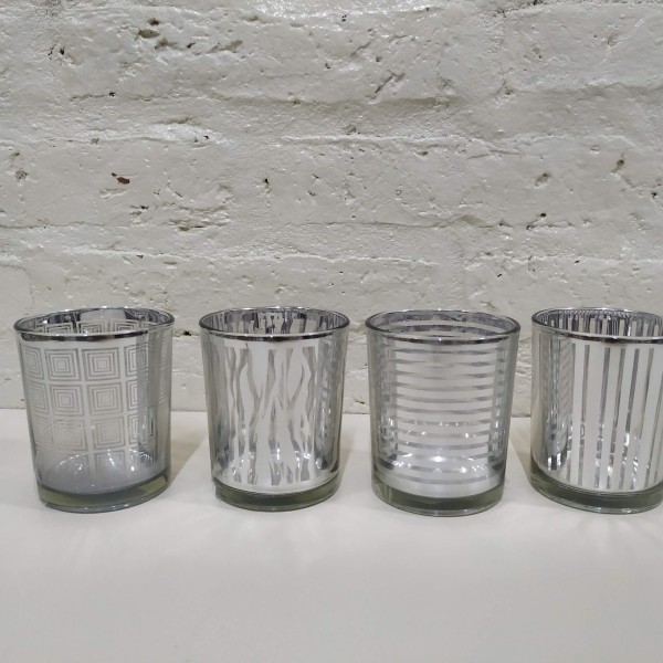 CANDEL CONICO BRILLO 8CM METALIZADO SURTIDOS GRANDE