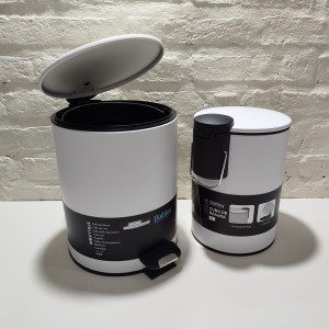cesto acero inox 3l blanco