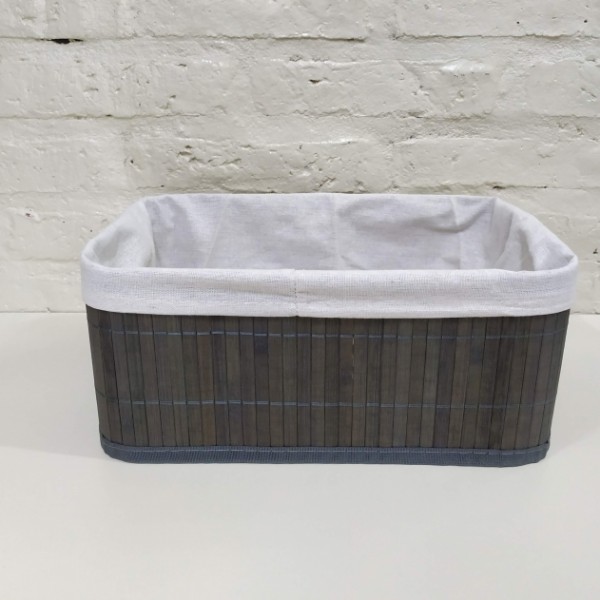 CESTO BAMBU PLEGABLE 33x23x14 SIN TAPA