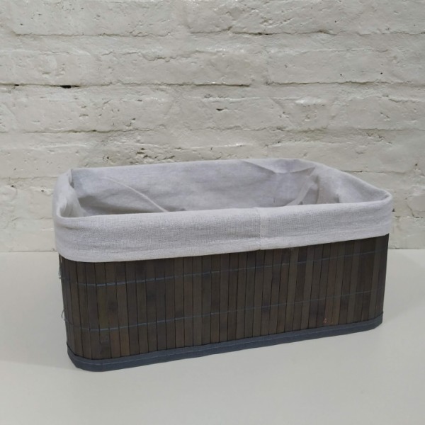 CESTO BAMBU PLEGABLE 38x28x16 SIN TAPA