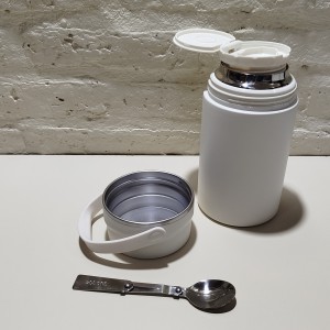contenedor termico alimentos blanco cuchara 1 lt
