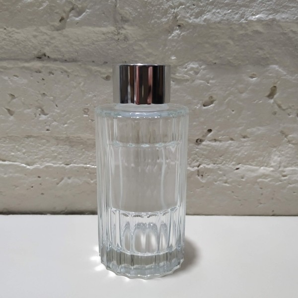 DIFUSOR LABRADO RAYADO x105ML C/TETINA Y TAPA ALUMINIO