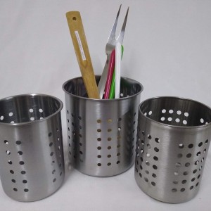 escurridor cubiertos grande metal