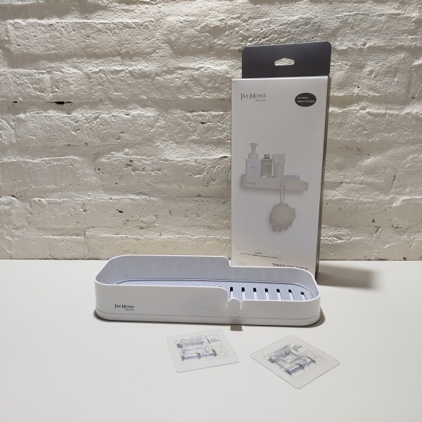 ESTANTE PARA BA&Ntilde;O AUTOADHESIVO GRANDE 30X11X5