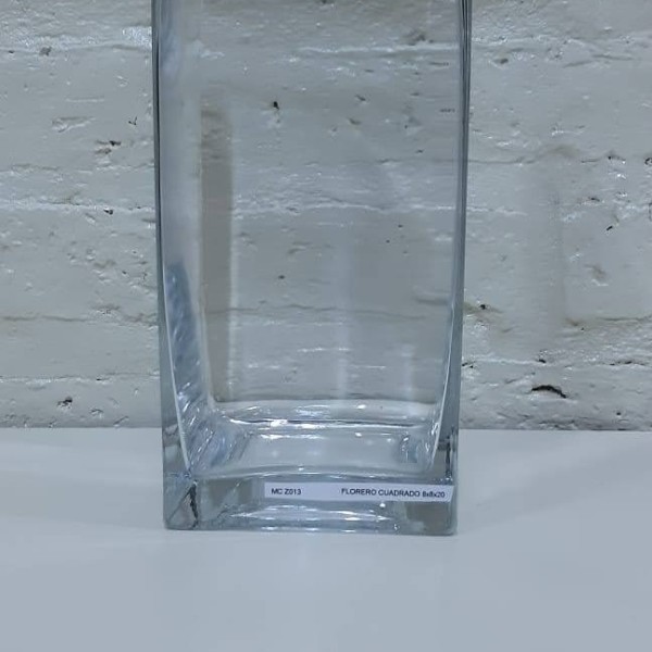 FLORERO CUADRADO 8x8x20