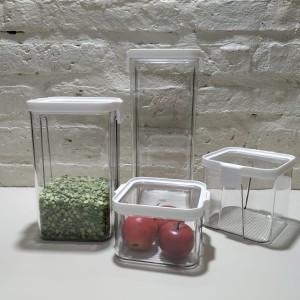 frasco dual clip 670ml acrilico 11x10x10