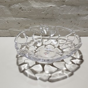 frutera vidrio piedras 30x8 grande