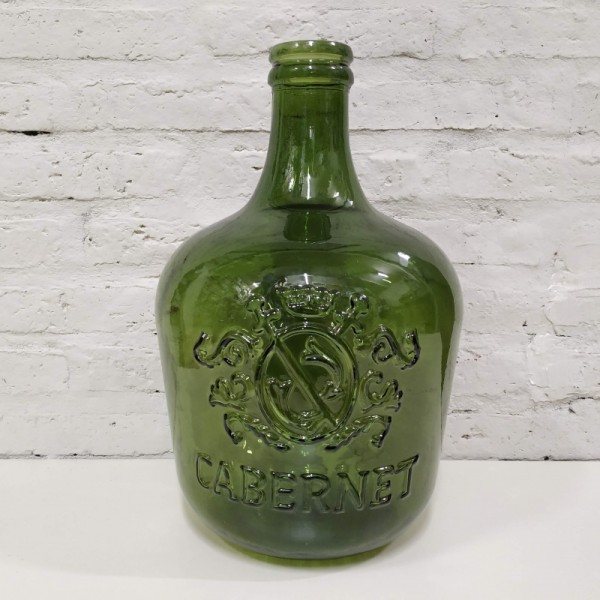 GARRAFA CABERNET 12LT VERDE 42CM