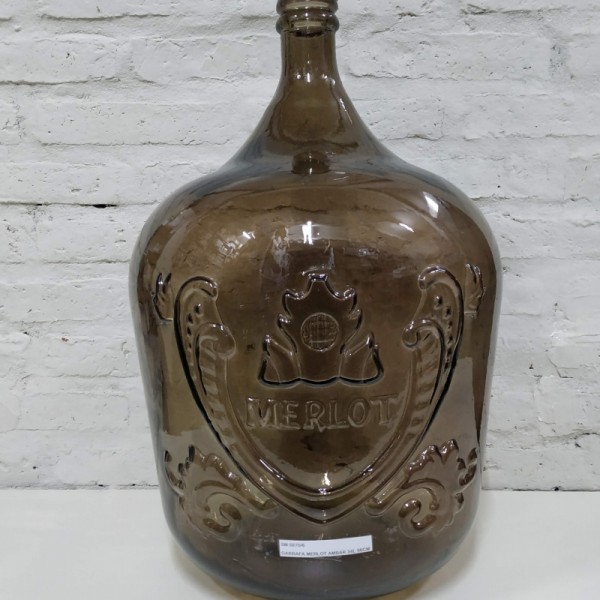 GARRAFA MERLOT AMBAR 34L 56CM