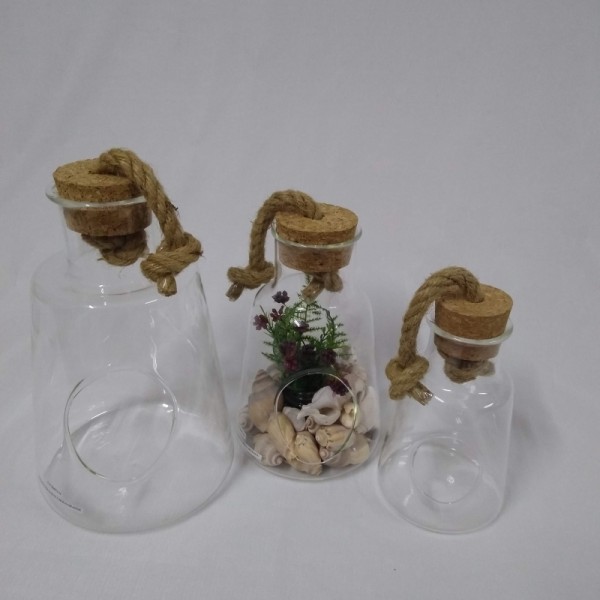 IKEBANA COLGANTE CON SOGA GRANDE