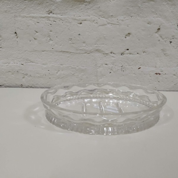 JABONERA VIDRIO OVAL LABRADA